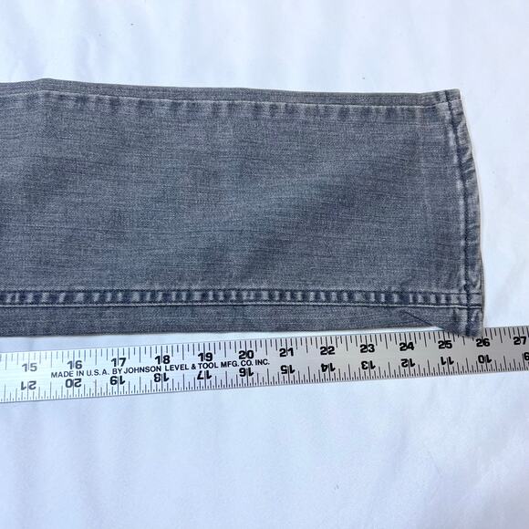 Vans Off The Wall Jeans Custom Made For You V66 Slim Fit 26x27 Gray Low Rise New - Picture 9 of 10